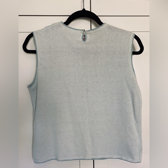 SUSAN BRISTOL beaded sleeveless top. - Picture 10 of 10